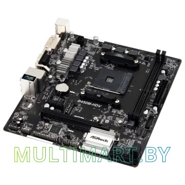 Материнская плата ASRock B450M-HDV картинка 2